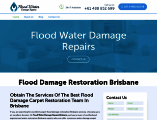 floodwaterdamagerepairs.com.au screenshot