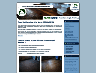 floor-sanders-hertfordshire.co.uk screenshot