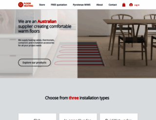 floorheating.com.au screenshot