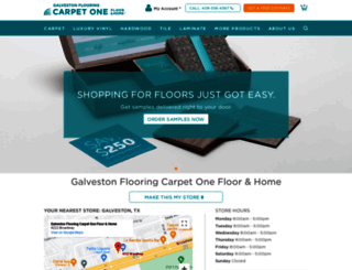 flooringninteriorsc1galveston.com screenshot
