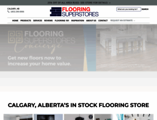 flooringsuperstorescalgary.ca screenshot