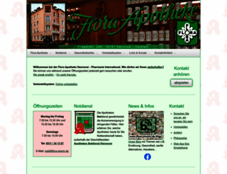 flora-pharm.de screenshot