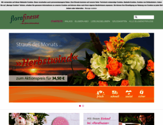 florafinesse.de screenshot