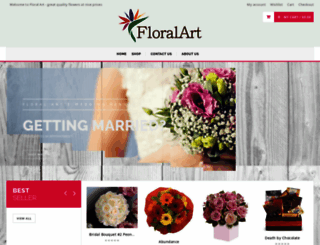 floralart.com.au screenshot