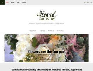 floralartvt.com screenshot