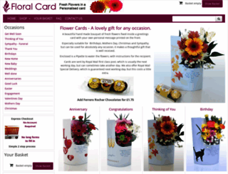 floralcard.co.uk screenshot