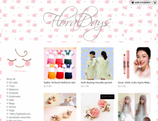 floraldays.storenvy.com screenshot