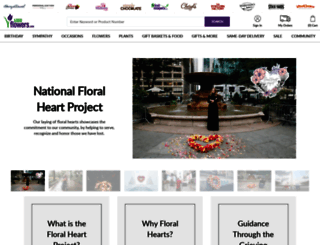 floralheartproject.com screenshot