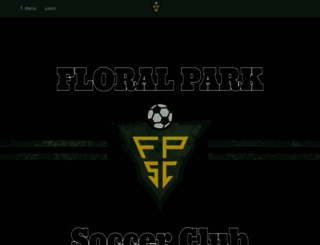 floralparksoccerclub.org screenshot