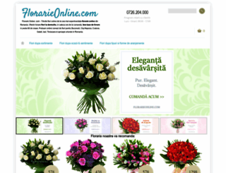 florarieonline.com screenshot