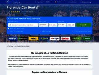 florence-carhire.net screenshot