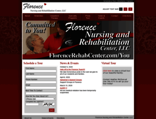 florencerehabcenter.com screenshot