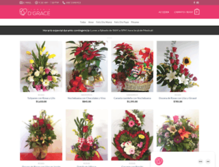 floreriadgrace.com screenshot