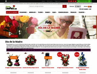floreriaslimaperu.com screenshot