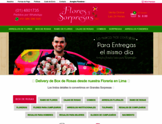 floresysorpresas.pe screenshot