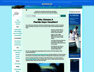 florida-keys-vacation.com screenshot