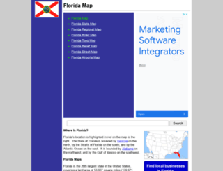 florida-map.org screenshot