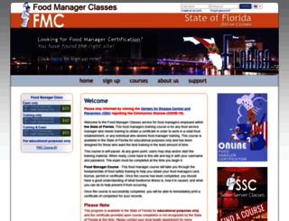 florida.foodmanagerclasses.com screenshot