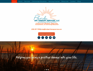 floridaarttherapyservices.com screenshot
