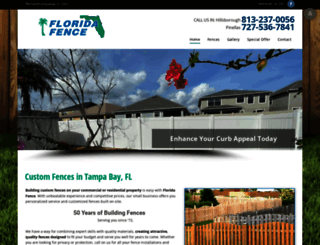 floridafence.com screenshot