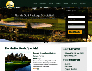 floridagolfpackages.com screenshot
