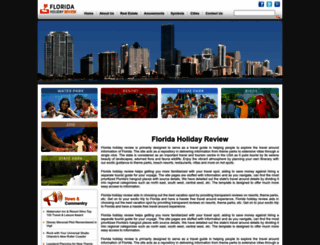 floridaholidayreview.com screenshot