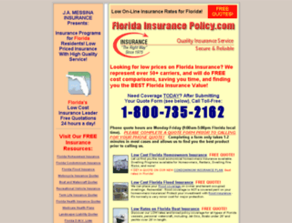 floridainsurancepolicy.com screenshot