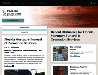 floridamortuary.com screenshot