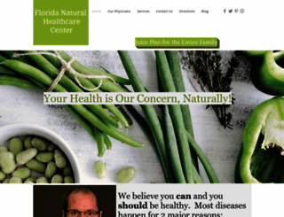 floridanaturalhealthcare.com screenshot
