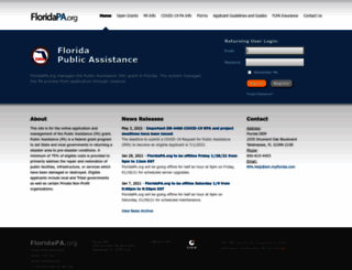 floridapa.org screenshot