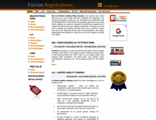 floridaregistrations.org screenshot