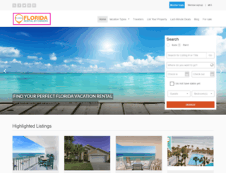 floridarentalsbyowners.com screenshot