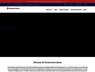 floridasuretybonds.com screenshot