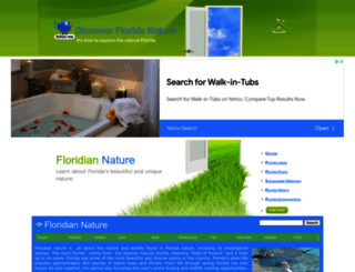 floridiannature.com screenshot