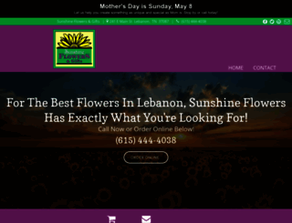 floristandgiftslebanon.com screenshot