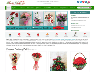 floristdelhi.com screenshot