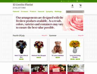 floristelcerrito.com screenshot