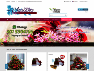 floristeriaagapanto.com screenshot