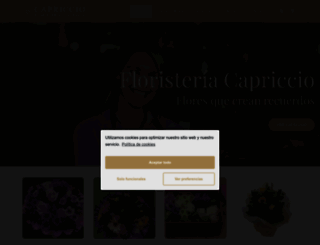 floristeriacapriccio.es screenshot