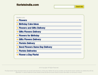 floristsindia.com screenshot