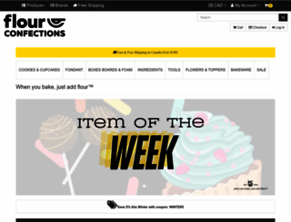 flourconfections.ca screenshot