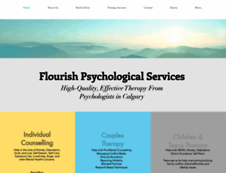 flourishpsychology.ca screenshot