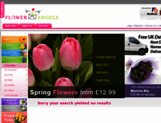 flowerangels.com screenshot
