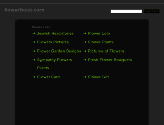 flowerbook.com screenshot