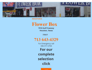 flowerboxhouston.com screenshot