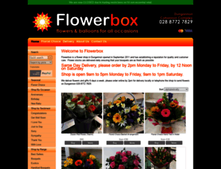 flowerboxni.com screenshot