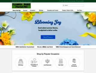 flowerbudspei.com screenshot