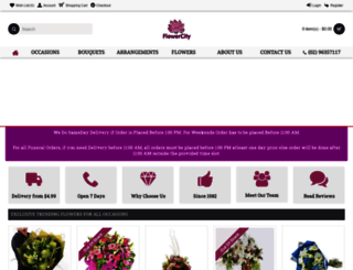 flowercity.com.au screenshot