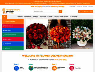 flowerdeliveryencino.com screenshot