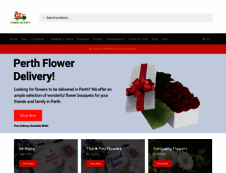flowerdeliveryperth.net.au screenshot